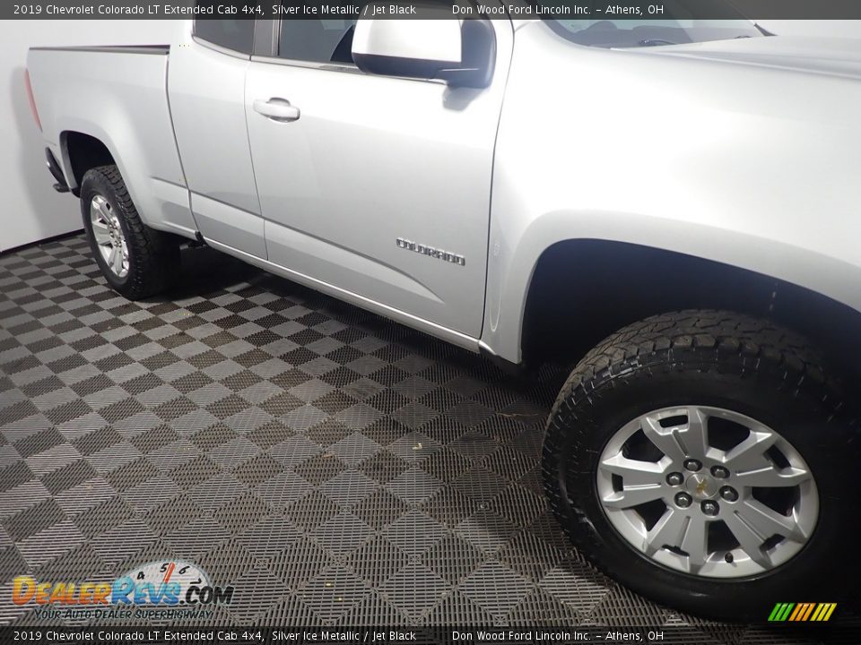 2019 Chevrolet Colorado LT Extended Cab 4x4 Silver Ice Metallic / Jet Black Photo #4