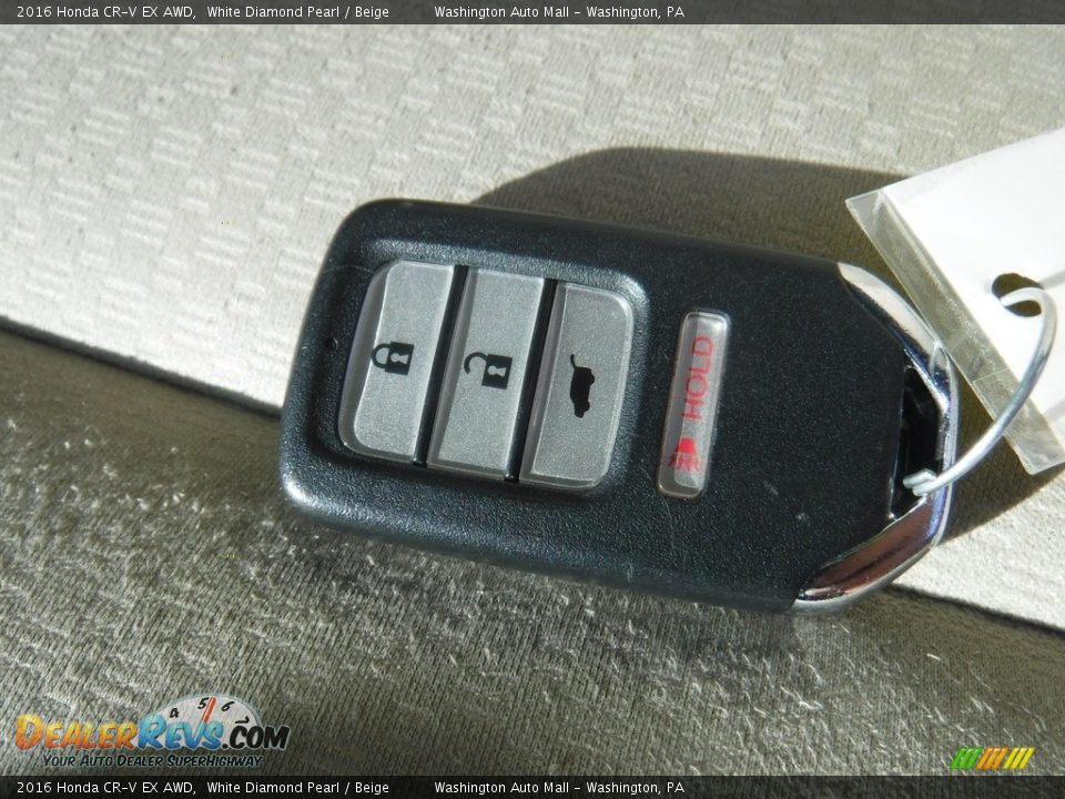 2016 Honda CR-V EX AWD White Diamond Pearl / Beige Photo #27