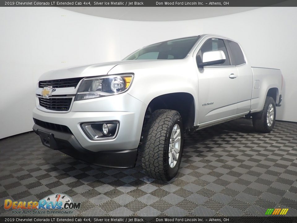 2019 Chevrolet Colorado LT Extended Cab 4x4 Silver Ice Metallic / Jet Black Photo #8