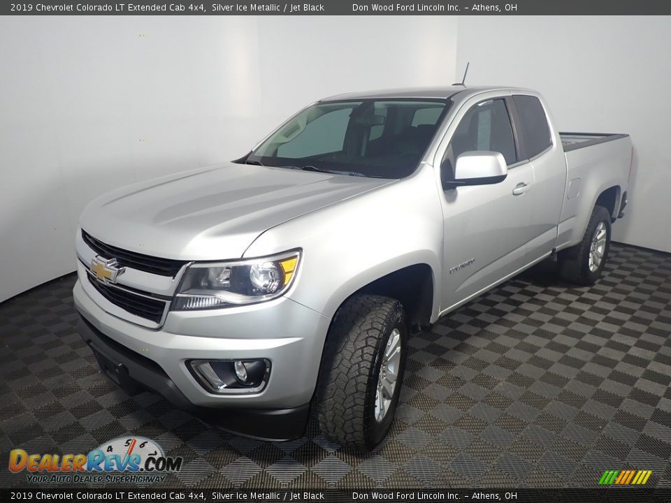 2019 Chevrolet Colorado LT Extended Cab 4x4 Silver Ice Metallic / Jet Black Photo #9