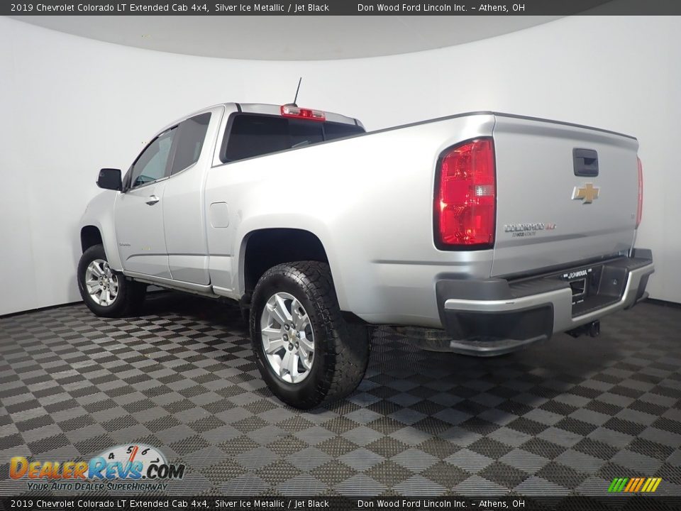 2019 Chevrolet Colorado LT Extended Cab 4x4 Silver Ice Metallic / Jet Black Photo #11