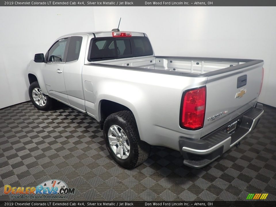 2019 Chevrolet Colorado LT Extended Cab 4x4 Silver Ice Metallic / Jet Black Photo #12