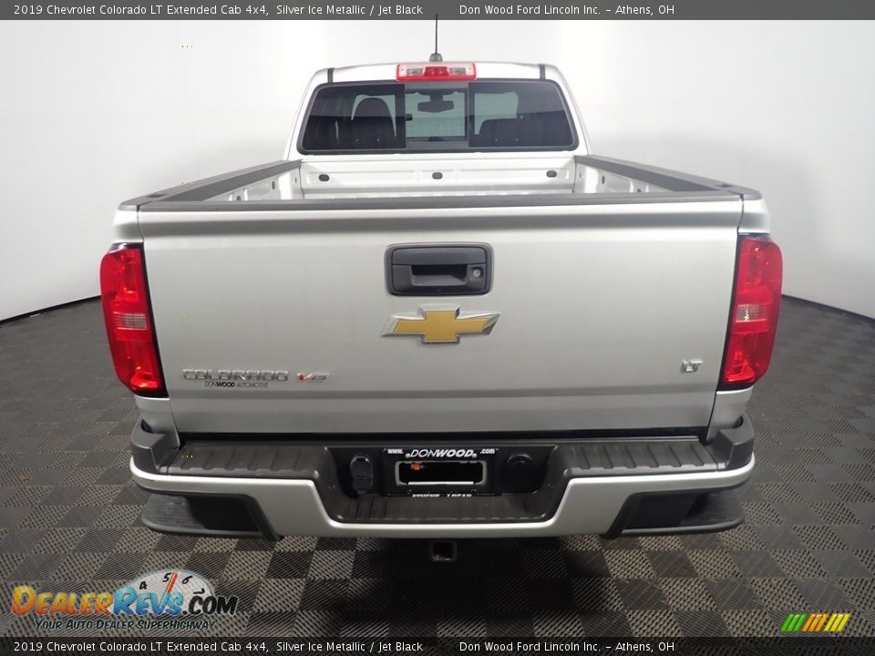 2019 Chevrolet Colorado LT Extended Cab 4x4 Silver Ice Metallic / Jet Black Photo #13