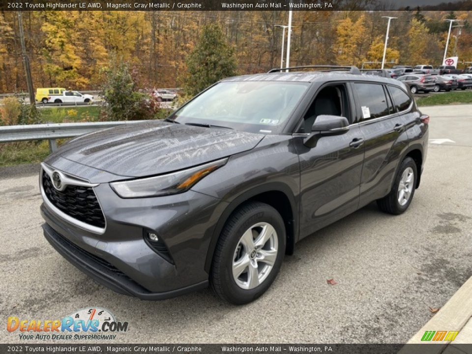 2022 Toyota Highlander LE AWD Magnetic Gray Metallic / Graphite Photo #7