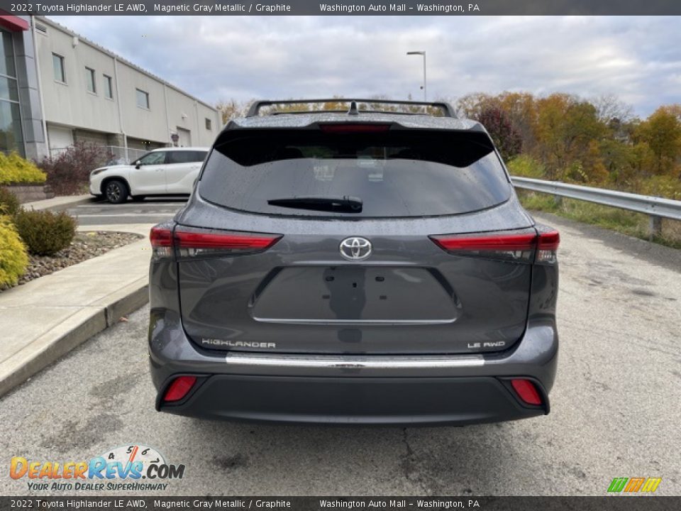 2022 Toyota Highlander LE AWD Magnetic Gray Metallic / Graphite Photo #8