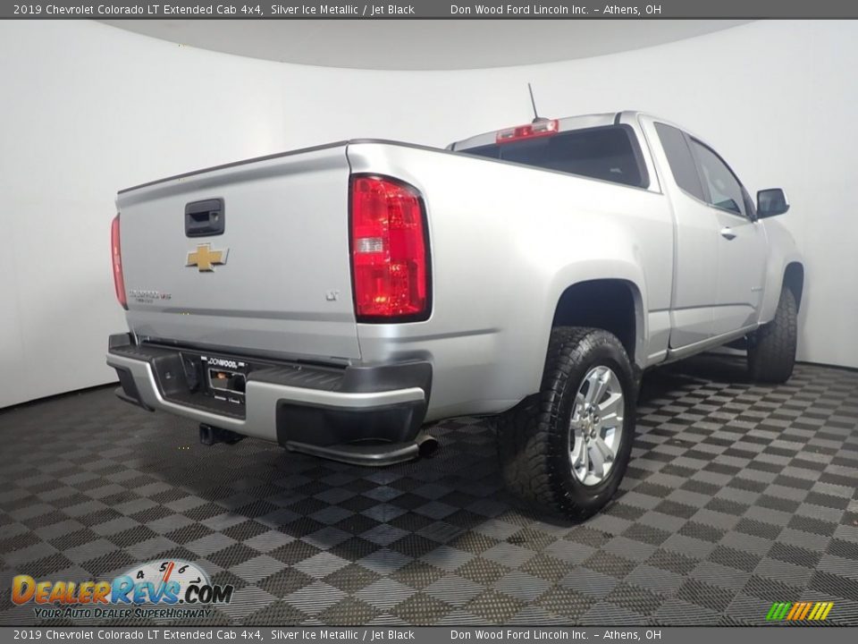 2019 Chevrolet Colorado LT Extended Cab 4x4 Silver Ice Metallic / Jet Black Photo #15