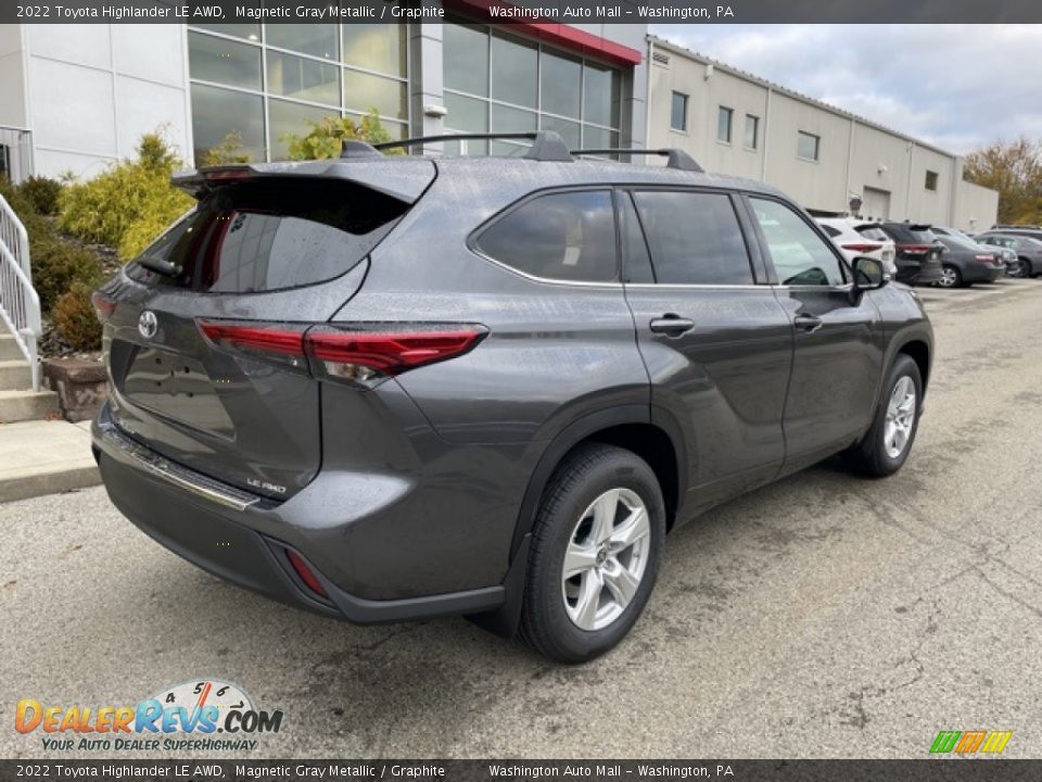 2022 Toyota Highlander LE AWD Magnetic Gray Metallic / Graphite Photo #9