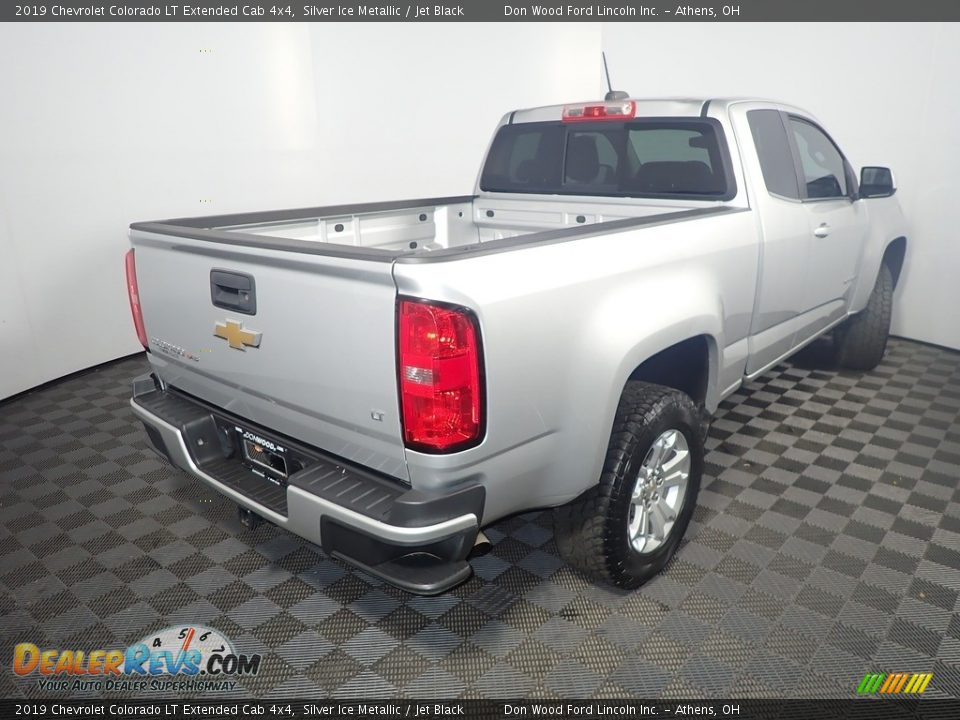 2019 Chevrolet Colorado LT Extended Cab 4x4 Silver Ice Metallic / Jet Black Photo #16