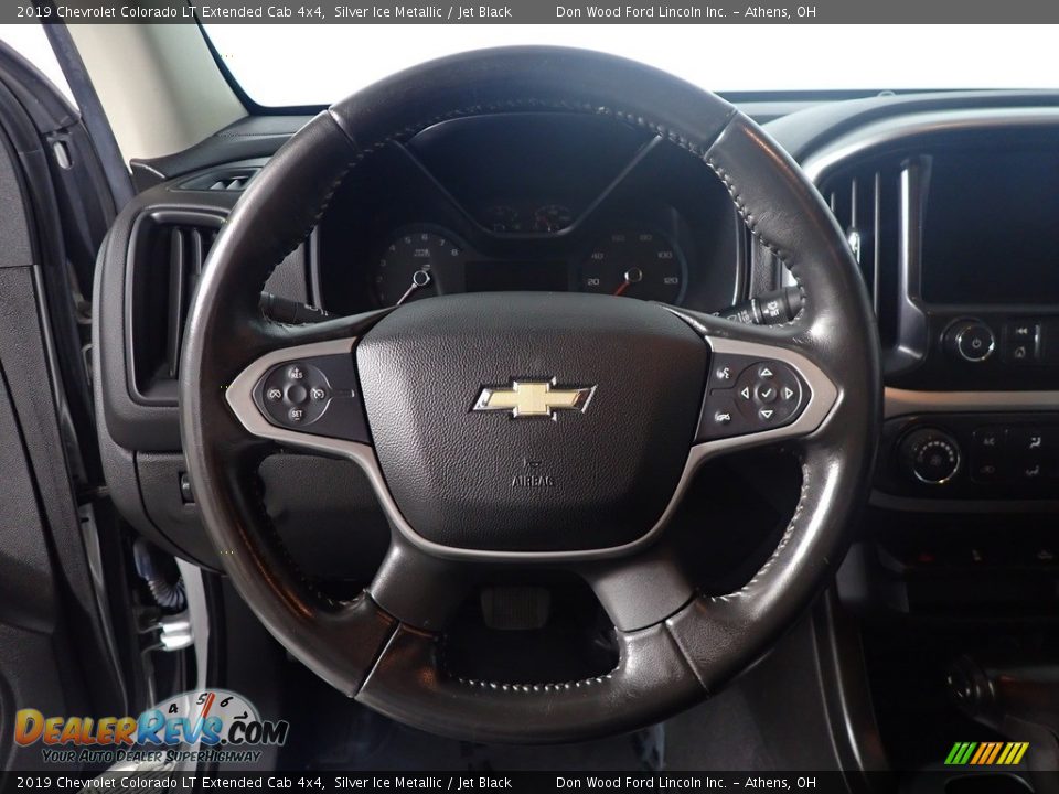 2019 Chevrolet Colorado LT Extended Cab 4x4 Silver Ice Metallic / Jet Black Photo #24