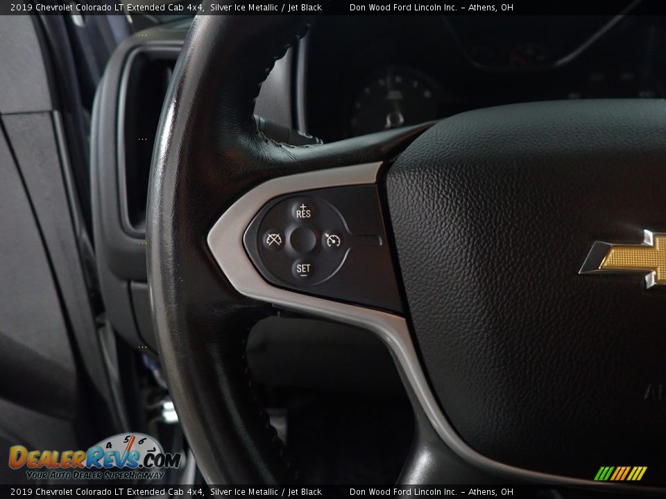 2019 Chevrolet Colorado LT Extended Cab 4x4 Silver Ice Metallic / Jet Black Photo #26