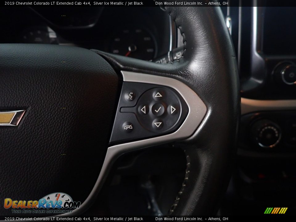 2019 Chevrolet Colorado LT Extended Cab 4x4 Silver Ice Metallic / Jet Black Photo #27