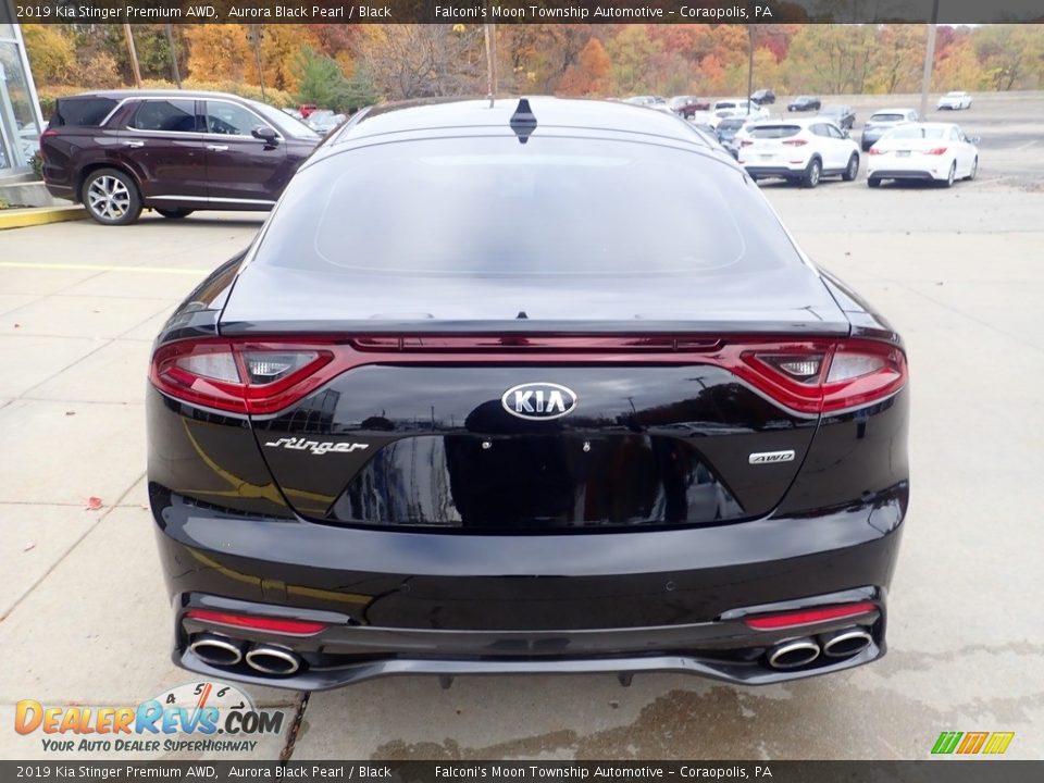 2019 Kia Stinger Premium AWD Aurora Black Pearl / Black Photo #3