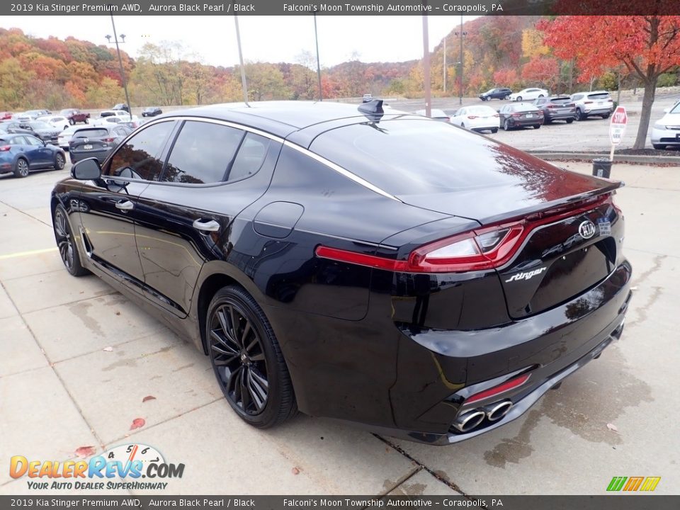 2019 Kia Stinger Premium AWD Aurora Black Pearl / Black Photo #5