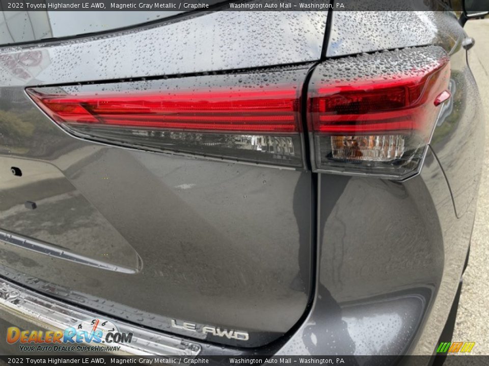 2022 Toyota Highlander LE AWD Magnetic Gray Metallic / Graphite Photo #26