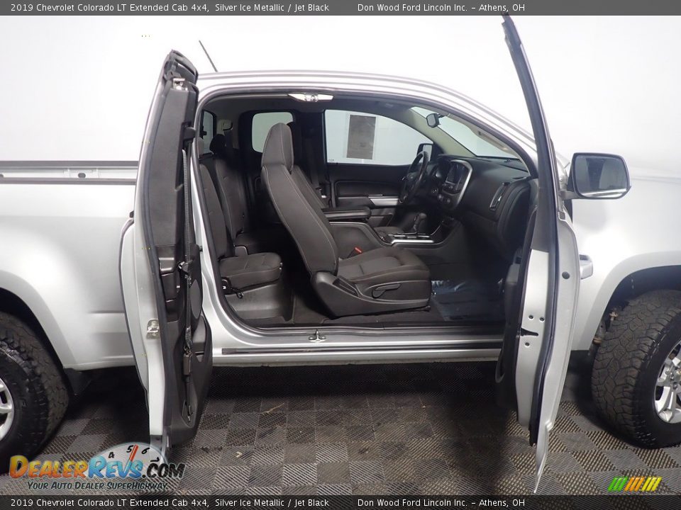 2019 Chevrolet Colorado LT Extended Cab 4x4 Silver Ice Metallic / Jet Black Photo #33