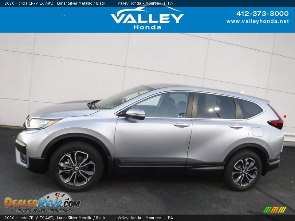 2020 Honda CR-V EX AWD Lunar Silver Metallic / Black Photo #2