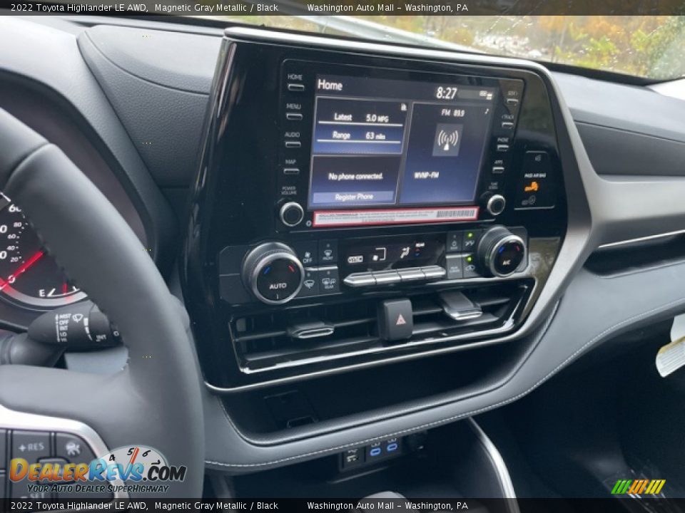 2022 Toyota Highlander LE AWD Magnetic Gray Metallic / Black Photo #5