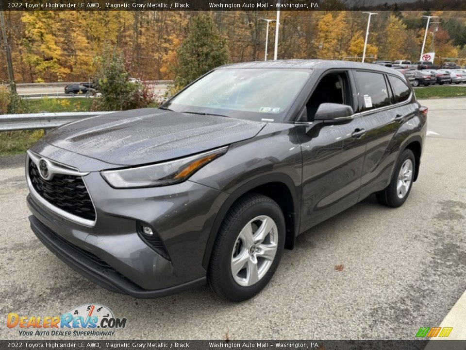 2022 Toyota Highlander LE AWD Magnetic Gray Metallic / Black Photo #7