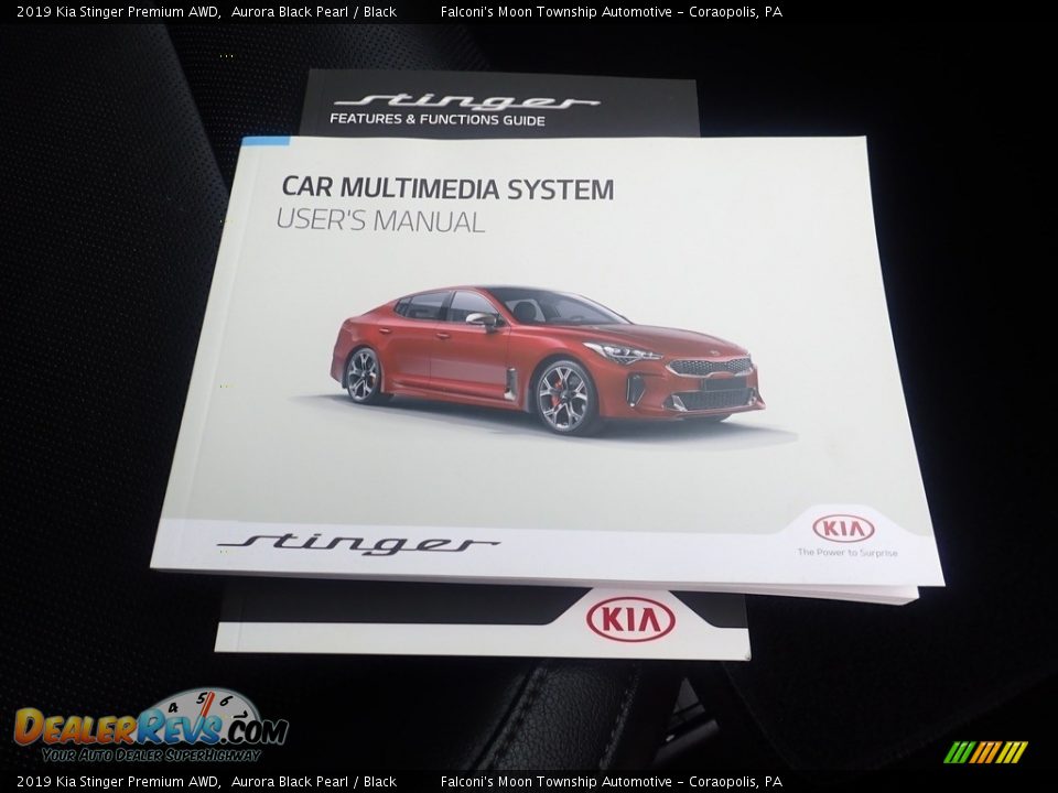 2019 Kia Stinger Premium AWD Aurora Black Pearl / Black Photo #14