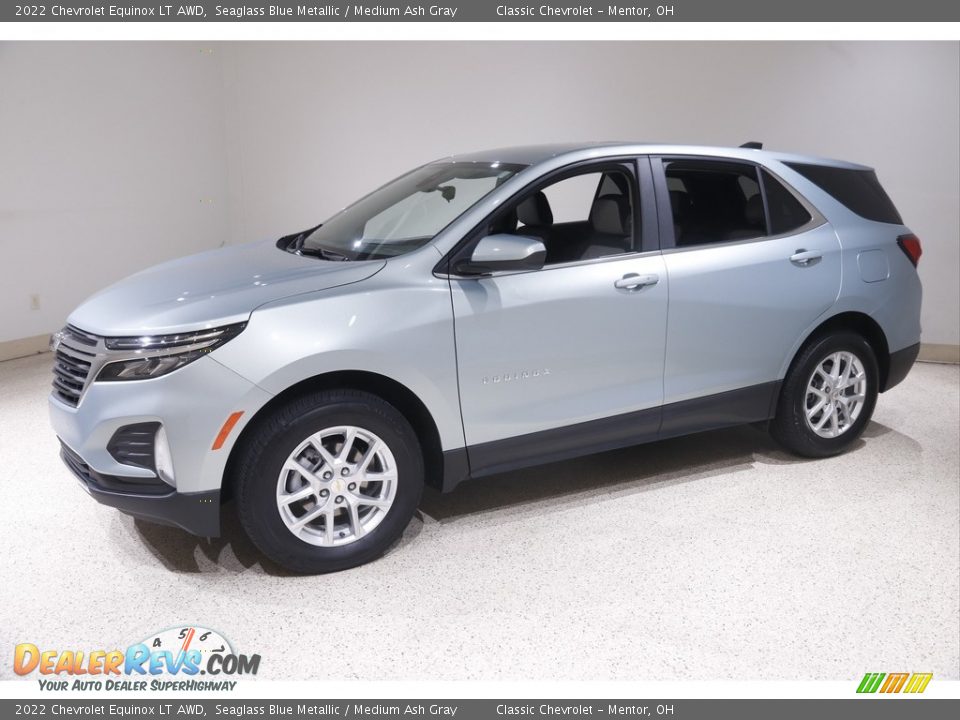Seaglass Blue Metallic 2022 Chevrolet Equinox LT AWD Photo #3
