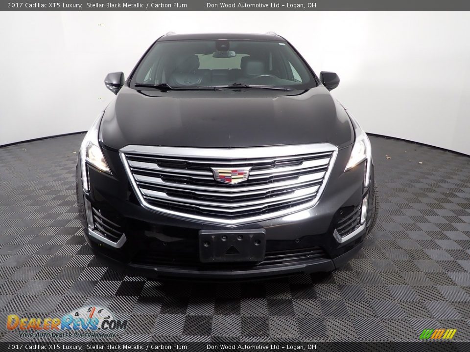 2017 Cadillac XT5 Luxury Stellar Black Metallic / Carbon Plum Photo #7