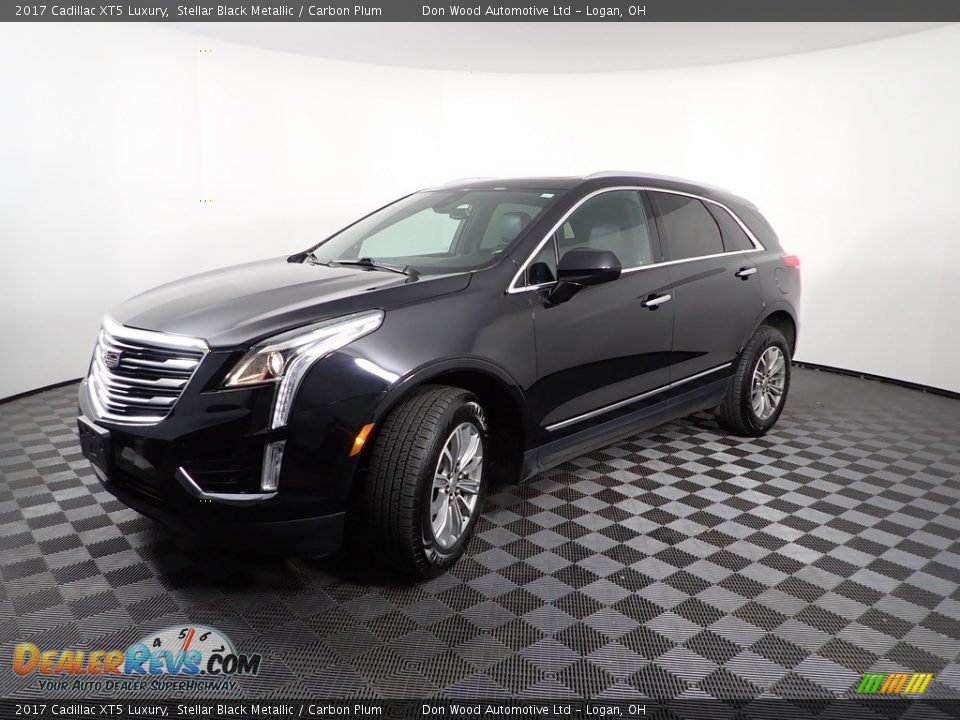 2017 Cadillac XT5 Luxury Stellar Black Metallic / Carbon Plum Photo #8