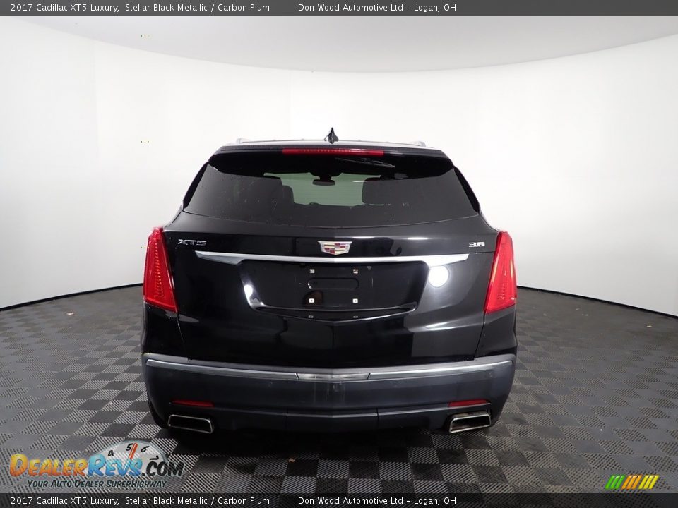 2017 Cadillac XT5 Luxury Stellar Black Metallic / Carbon Plum Photo #10
