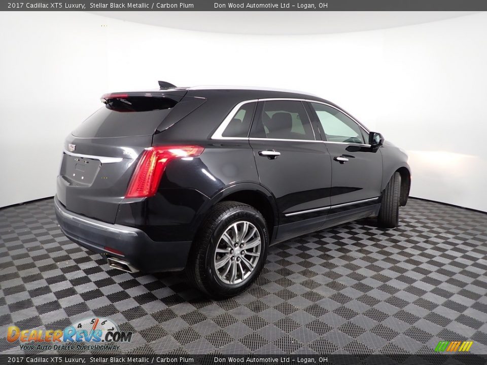 2017 Cadillac XT5 Luxury Stellar Black Metallic / Carbon Plum Photo #13