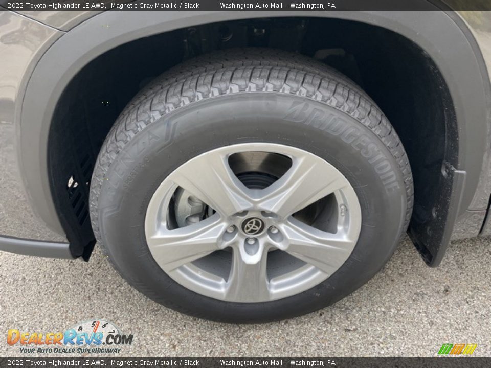 2022 Toyota Highlander LE AWD Magnetic Gray Metallic / Black Photo #27
