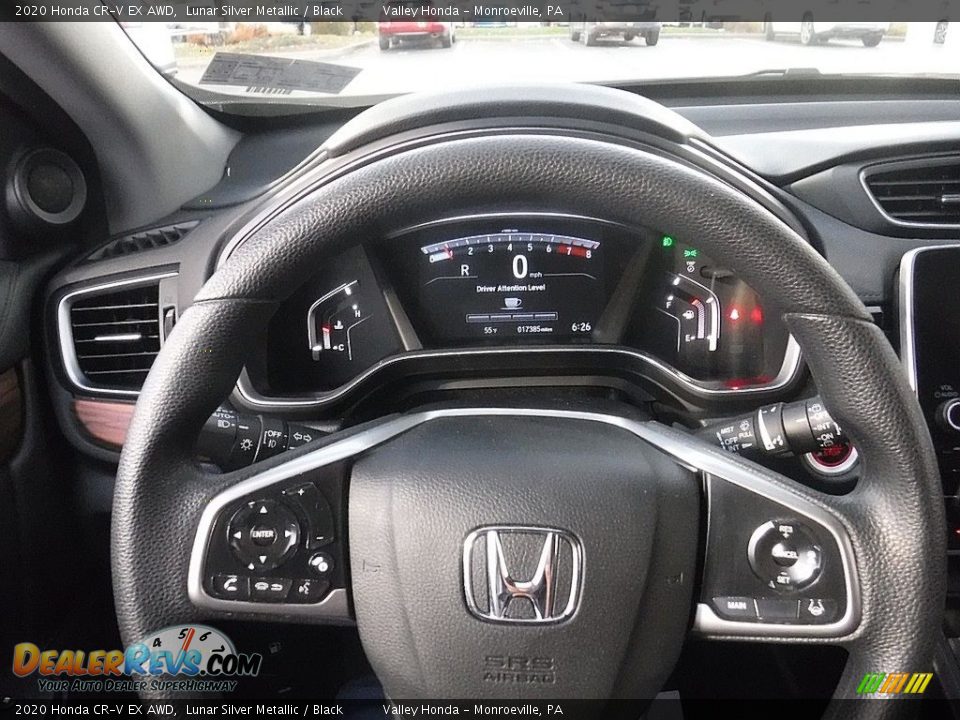 2020 Honda CR-V EX AWD Lunar Silver Metallic / Black Photo #33