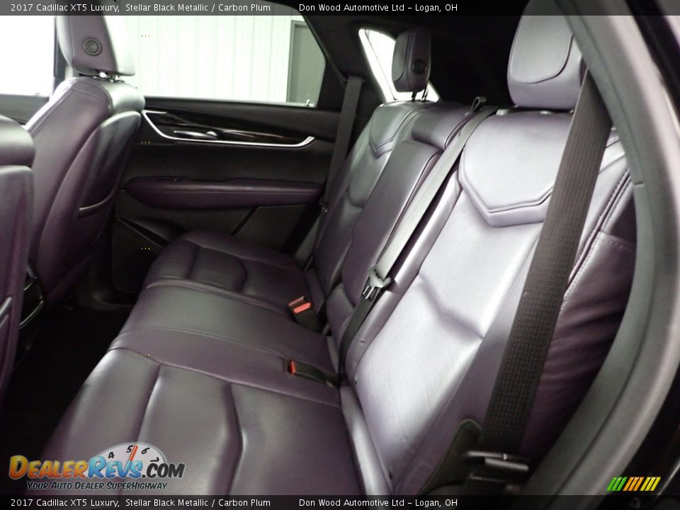 2017 Cadillac XT5 Luxury Stellar Black Metallic / Carbon Plum Photo #27