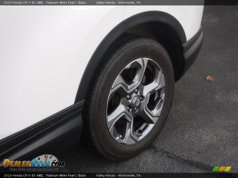 2019 Honda CR-V EX AWD Platinum White Pearl / Black Photo #3