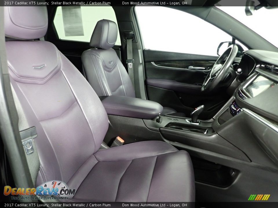 2017 Cadillac XT5 Luxury Stellar Black Metallic / Carbon Plum Photo #30