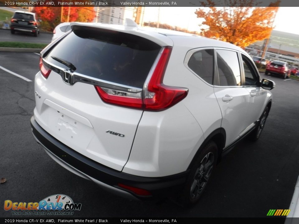 2019 Honda CR-V EX AWD Platinum White Pearl / Black Photo #7