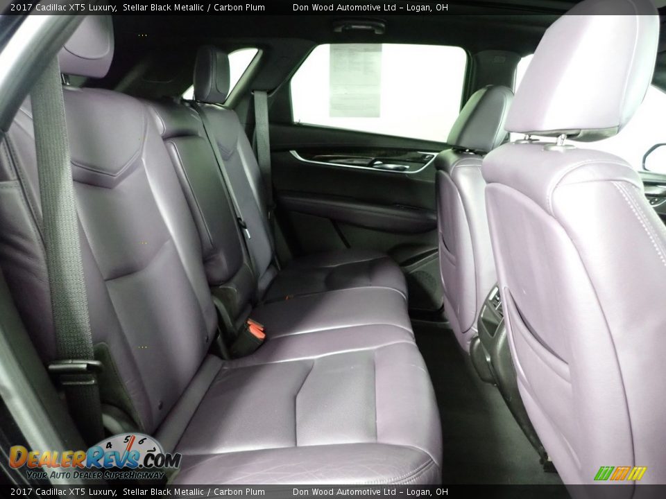 2017 Cadillac XT5 Luxury Stellar Black Metallic / Carbon Plum Photo #33