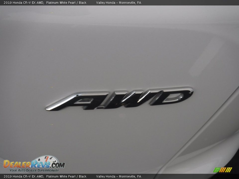 2019 Honda CR-V EX AWD Platinum White Pearl / Black Photo #9