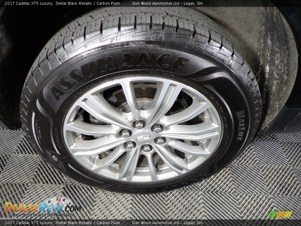 2017 Cadillac XT5 Luxury Stellar Black Metallic / Carbon Plum Photo #35