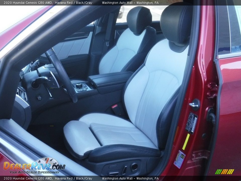 Front Seat of 2020 Hyundai Genesis G80 AWD Photo #19