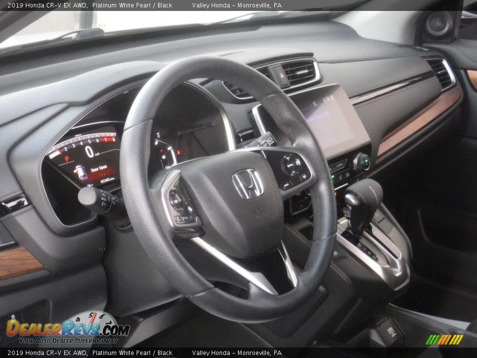2019 Honda CR-V EX AWD Platinum White Pearl / Black Photo #12