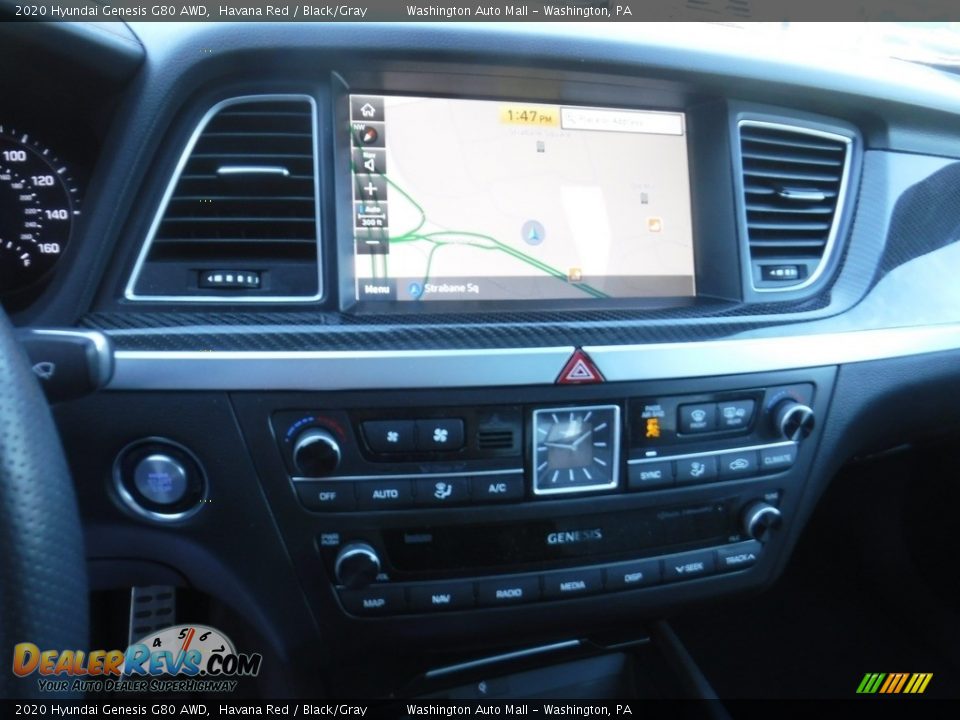 Navigation of 2020 Hyundai Genesis G80 AWD Photo #23