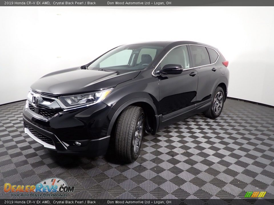 2019 Honda CR-V EX AWD Crystal Black Pearl / Black Photo #7