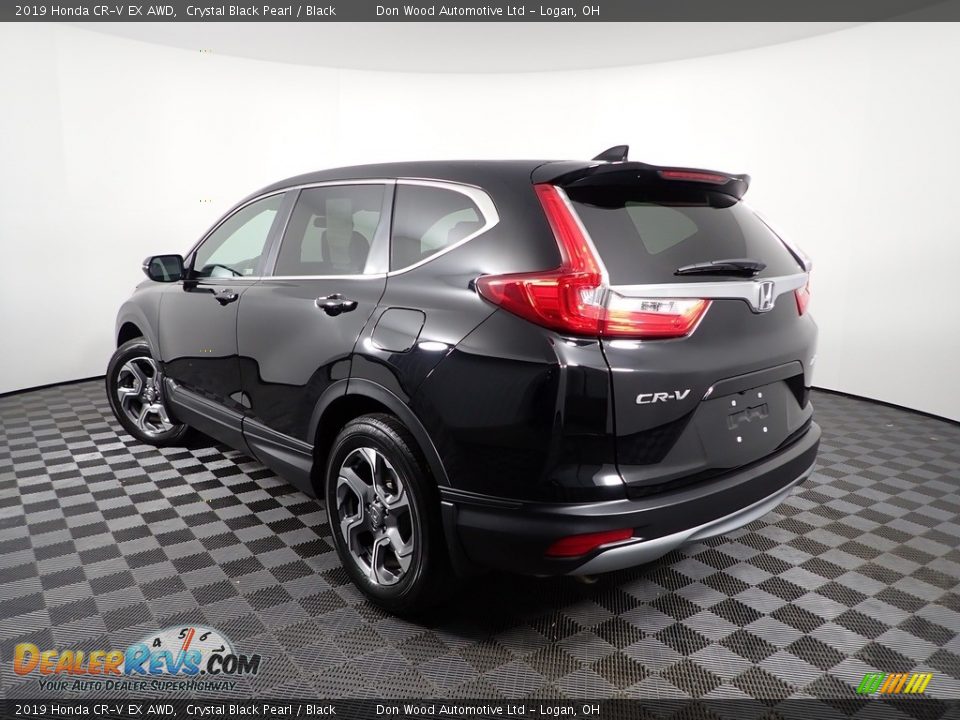 2019 Honda CR-V EX AWD Crystal Black Pearl / Black Photo #8