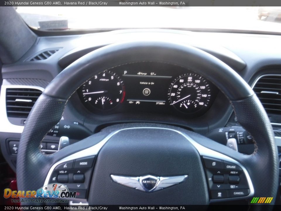 2020 Hyundai Genesis G80 AWD Steering Wheel Photo #27