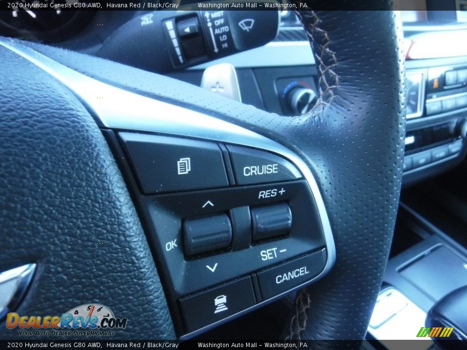 2020 Hyundai Genesis G80 AWD Steering Wheel Photo #29