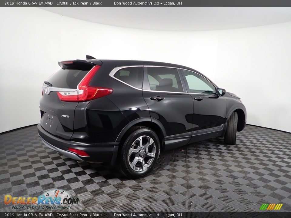 2019 Honda CR-V EX AWD Crystal Black Pearl / Black Photo #12