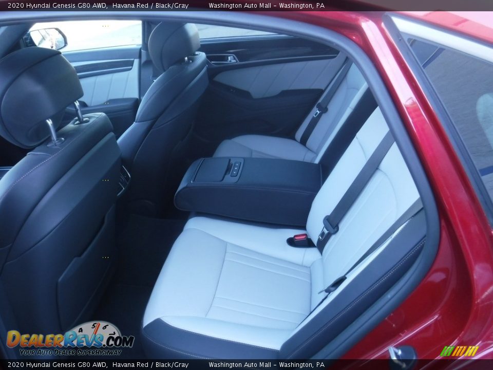 Rear Seat of 2020 Hyundai Genesis G80 AWD Photo #33