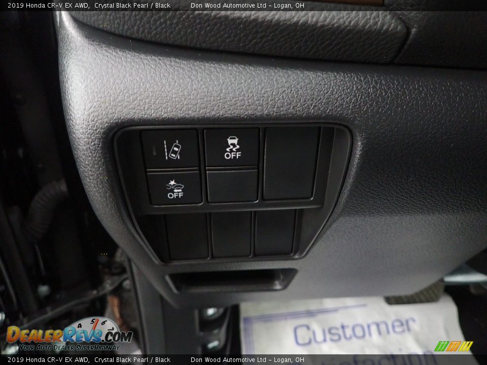 2019 Honda CR-V EX AWD Crystal Black Pearl / Black Photo #17