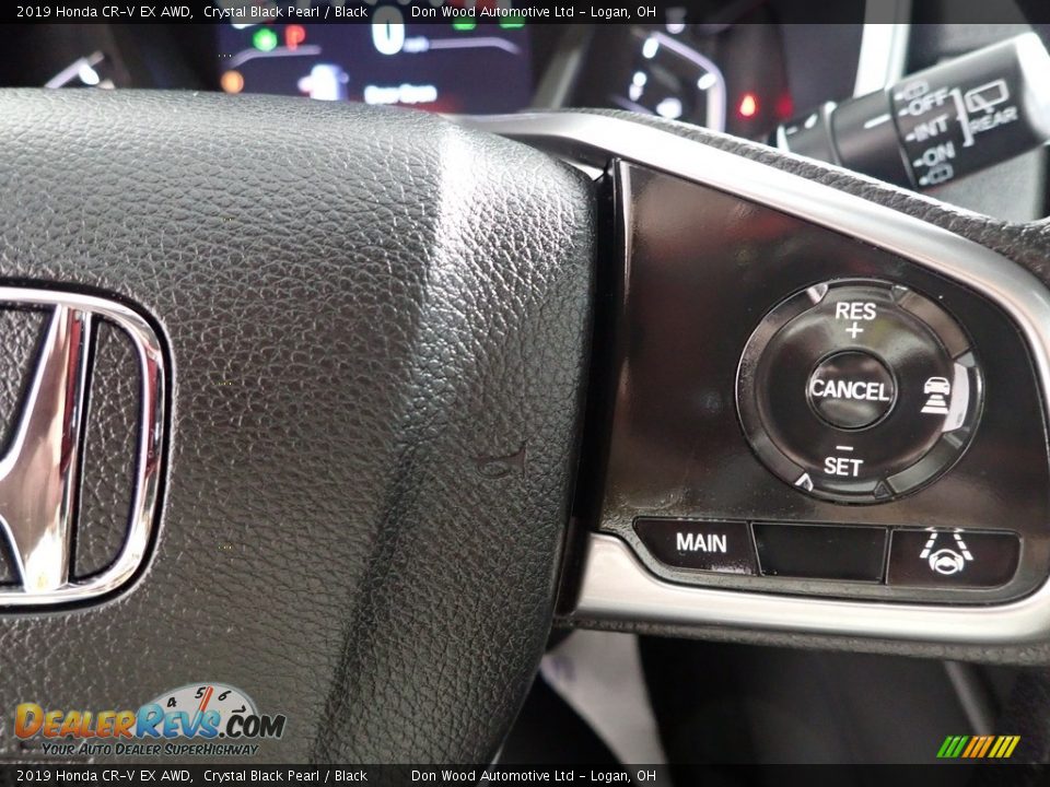 2019 Honda CR-V EX AWD Crystal Black Pearl / Black Photo #19