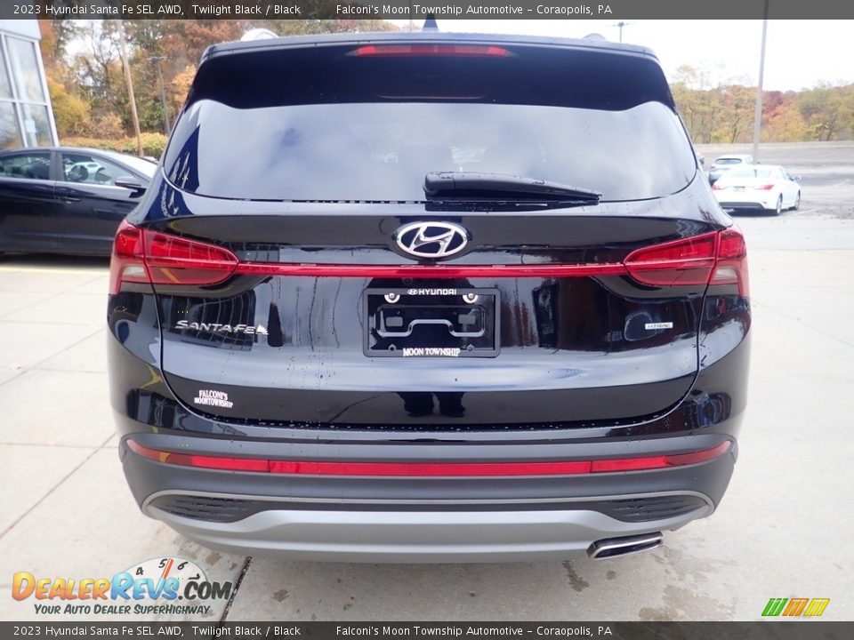2023 Hyundai Santa Fe SEL AWD Twilight Black / Black Photo #3