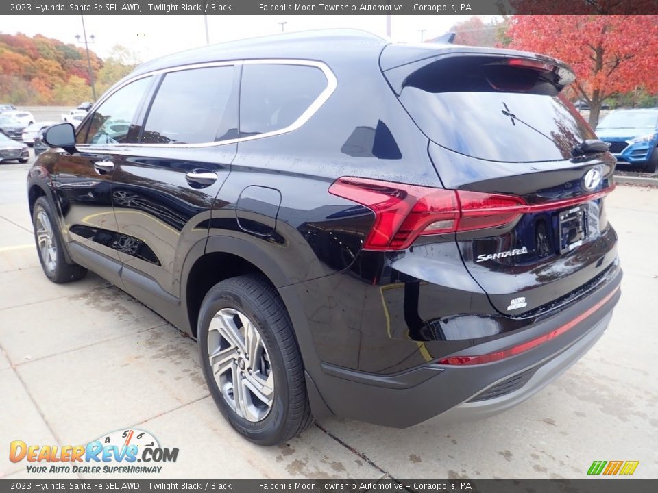2023 Hyundai Santa Fe SEL AWD Twilight Black / Black Photo #5